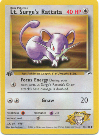 082 Lt. Surge's Rattata